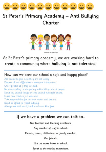 St Peters Antibullying Charter 1